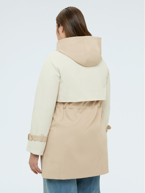 Fiorella Rubino Fiorella Rubino Cappotto invernale 0010T000360N002 Crema Slim Fit