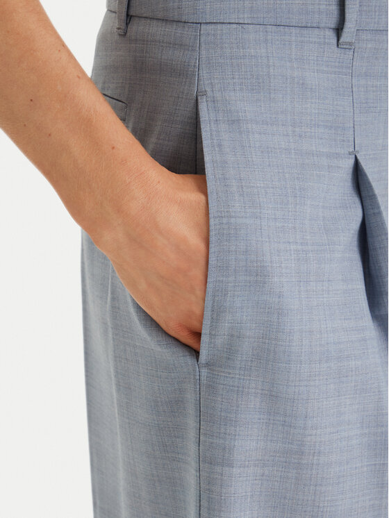 BOSS BOSS Pantaloni di tessuto Tiana 4 50554965 Blu scuro Regular Fit