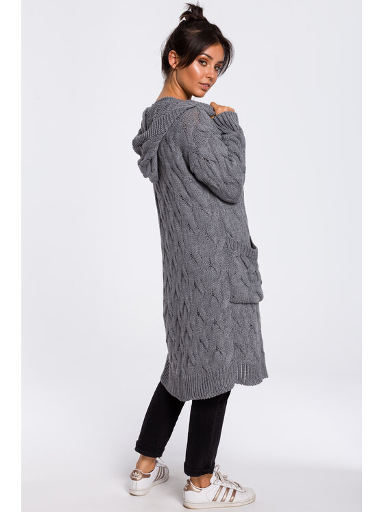 BeWear BeWear Kardigán bk033 Sivá Comfortable Fit