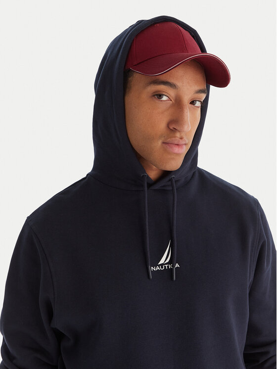 Nautica Nautica Pulóver Wallowa Oh N1T04066 Sötétkék Regular Fit