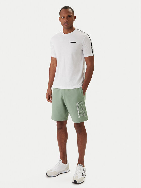 EA7 Emporio Armani EA7 Emporio Armani T-Shirt 7M001476 AF10375 Biały Regular Fit