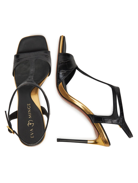 Eva Minge Eva Minge Sandalen TULIP-LT1520-3-3 Schwarz