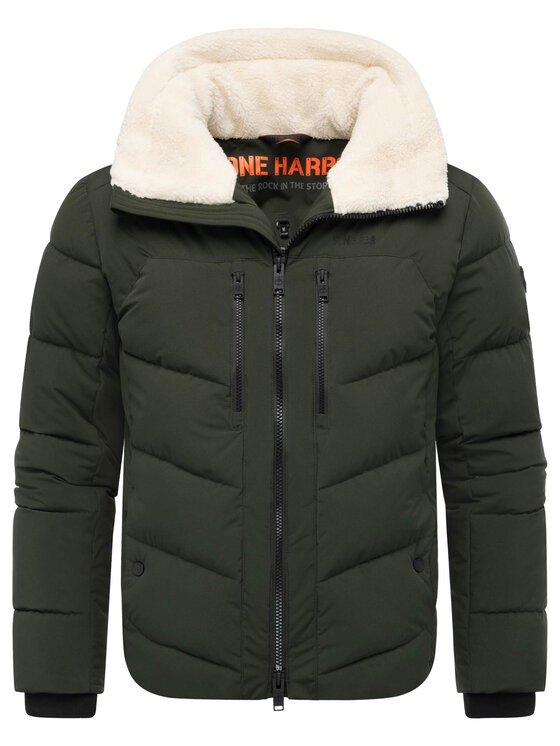 Stone Harbour Stone Harbour Kurtka zimowa Ansello Zielony Regular Fit