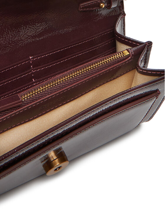 PINKO PINKO Torbica Love One Wallet C PE25 PLTT 100062 A1UV Tamnocrvena