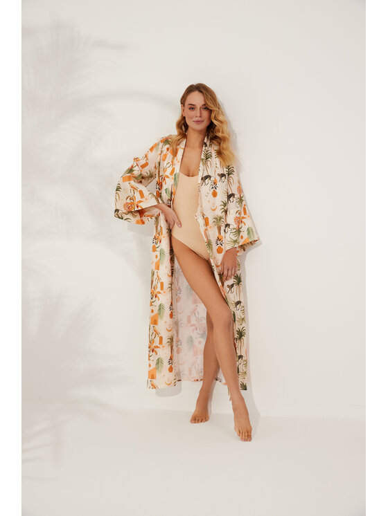 Solié Solié Kimono Nuphar Pomarańczowy