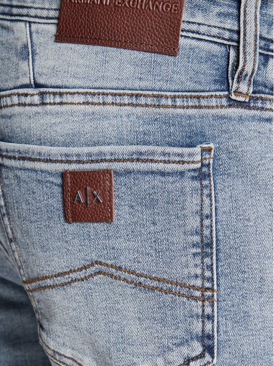 Armani Exchange Armani Exchange Jeansy 6LZJ14 Z3VKZ Niebieski Skinny Fit