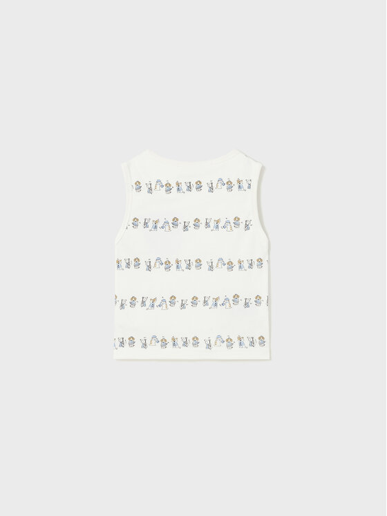 Mayoral Mayoral 3-dílná sada t-shirt, top a kraťasy 1644 Barevná