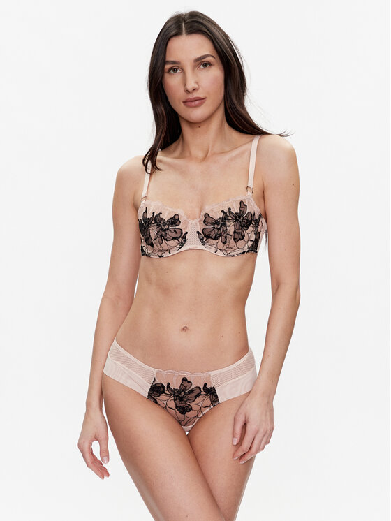 Chantelle Chantelle Balconette krūšturis Fleurs Signature C12Q50 Bēšs