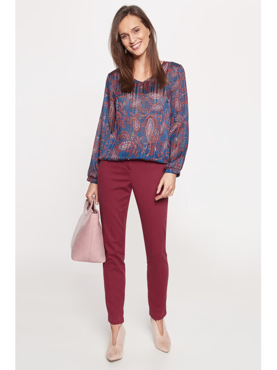 QUIOSQUE QUIOSQUE Blúzka 2KC004852 Tmavomodrá Regular Fit