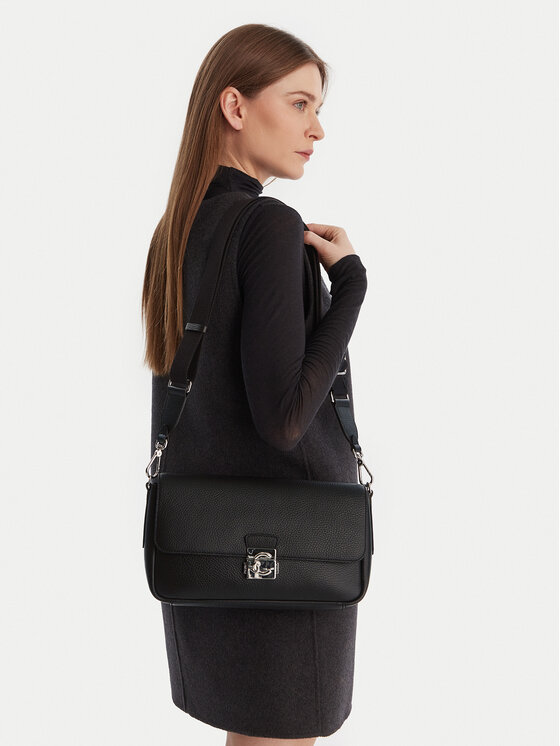 Coccinelle Coccinelle Handtasche U4K Coccinelle C-Me Lock E1 U4K 12 01 02 Schwarz