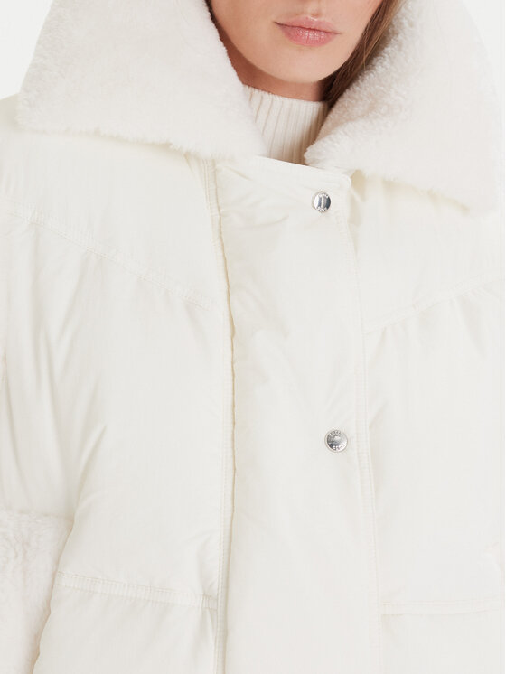 BOSS BOSS Geacă de iarnă C_Pajuna 50548173 Écru Relaxed Fit