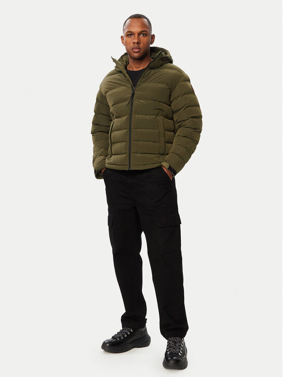 Napapijri Napapijri Kurtka zimowa A-Terez NP0A88TG Zielony ciemny Regular Fit