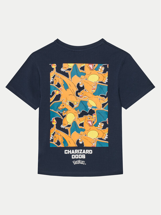 NAME IT NAME IT T-Shirt Jatin POKEMON 13238539 Granatowy Regular Fit