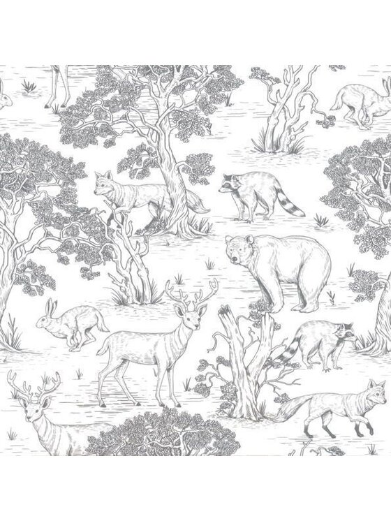 Tapeta Dekornik, Animals White