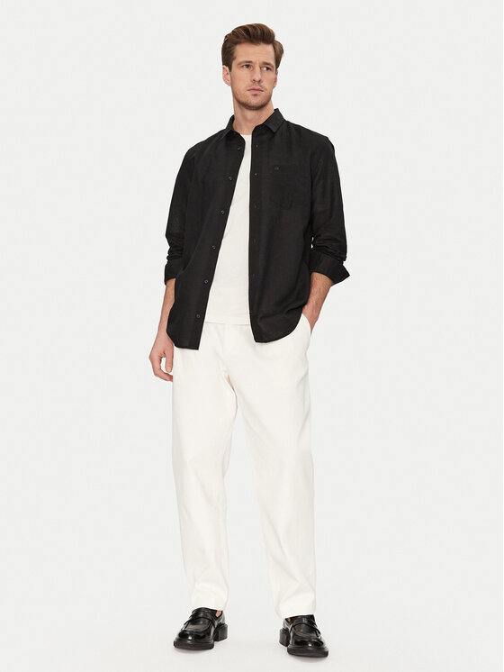 Calvin Klein Calvin Klein Cămașă K10K114488 Negru Regular Fit