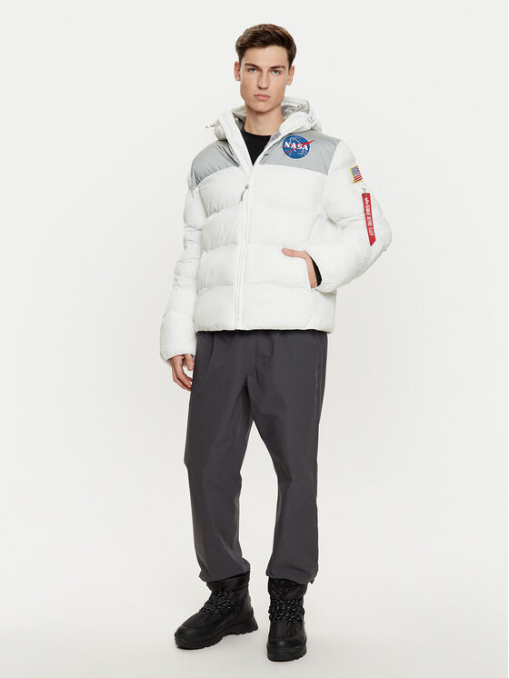 Alpha Industries Alpha Industries Зимно яке 148135 Бял Regular Fit