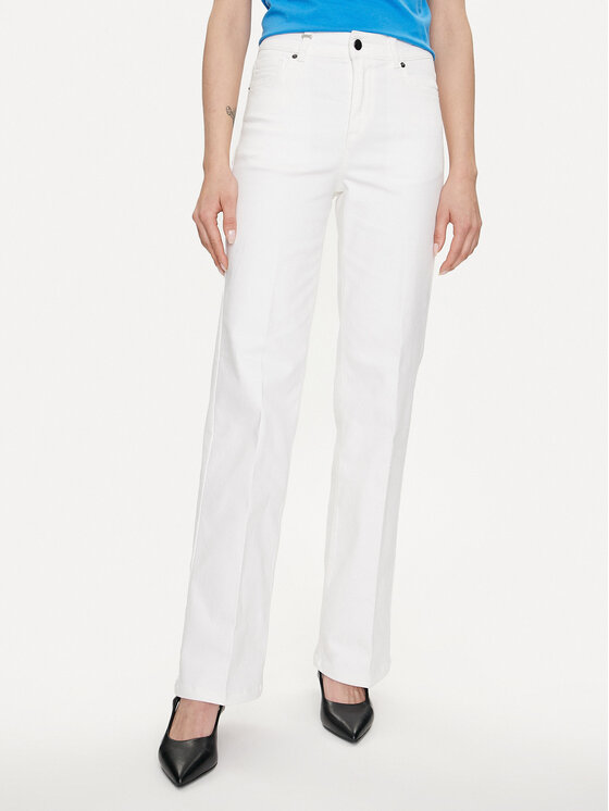 United Colors Of Benetton United Colors Of Benetton Farmer 49FWDE01S Fehér Flare Fit