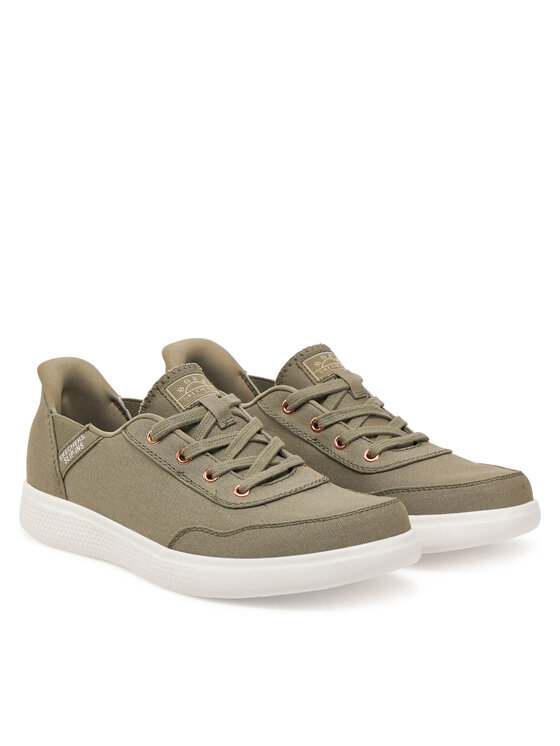 Skechers Skechers Sneakersy BOBS Skip Cute - B Cute Sweet 114815/OLV Zielony