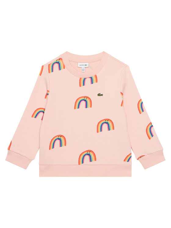 Lacoste Bluză SJ8433 Roz Regular Fit