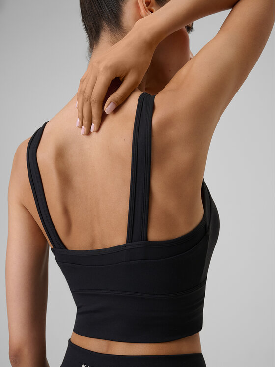 4F 4F Biustonosz sportowy YOGA Czarny
