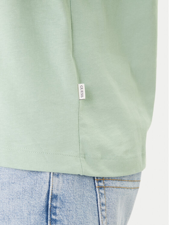 Guess Jeans Guess Jeans Póló M6GIB7 K8HM0 Zöld Regular Fit