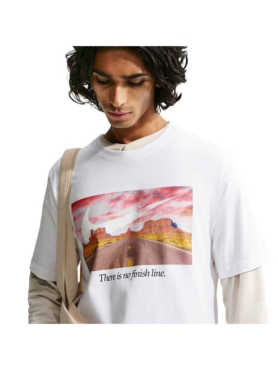 Nike Nike T-Shirt M NSW CLUB TEE PHOTO Biały Regular Fit