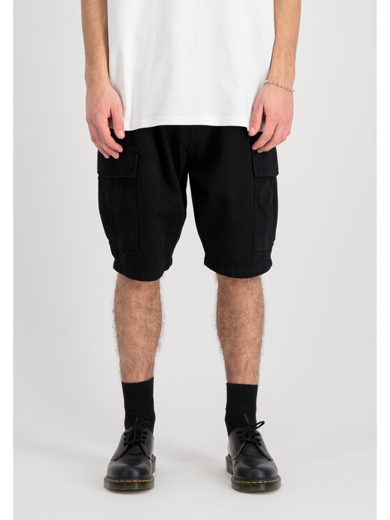 Alpha Industries Alpha Industries Szorty Aircraft Short Czarny Loose Fit