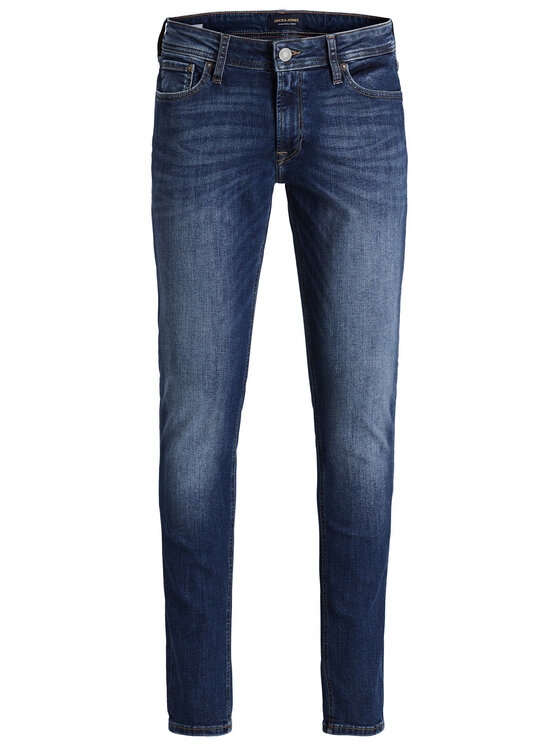 Jack & Jones Jack & Jones Jeansy Liam 12166854 Granatowy Skinny Fit