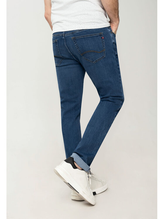 Volcano Volcano Jeansy D-LEON 46 Niebieski Regular Fit