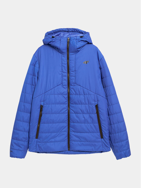 4F 4F Зимова куртка 4FAW23TDJAM245 Голубий Regular Fit