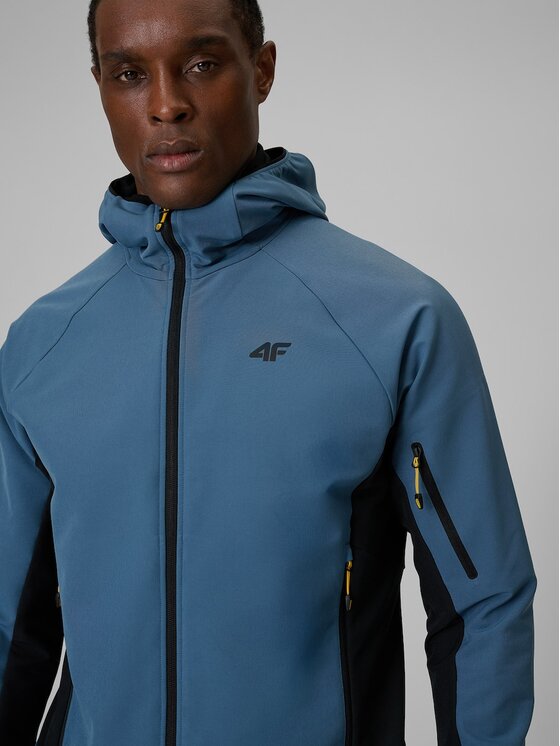 4F 4F Giacca softshell 4FRSS26TSOFM644-32S Blu scuro Regular Fit