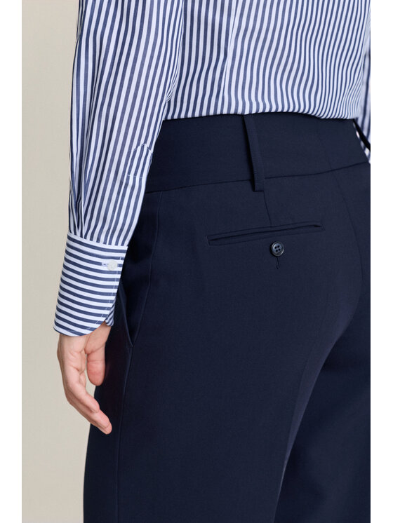 Lancerto Lancerto Spodnie materiałowe Leda SP073126000016 Granatowy Wide Leg