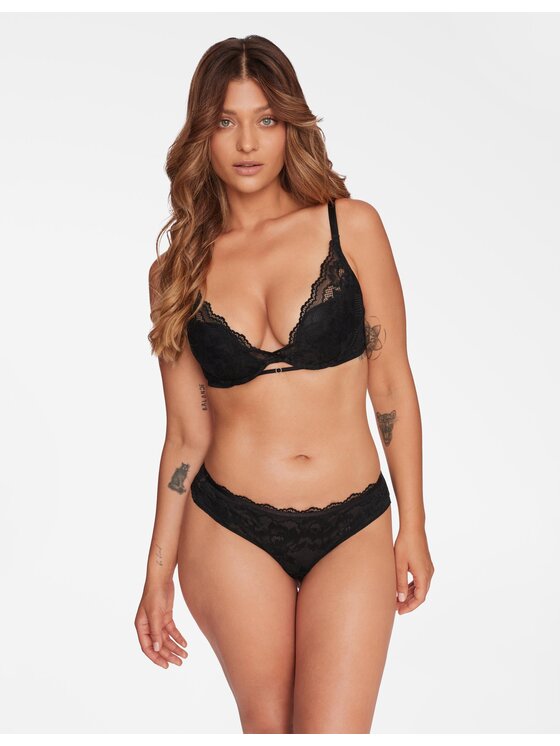 Esotiq Esotiq Biustonosz push-up 39955 Czarny