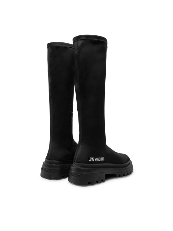 LOVE MOSCHINO LOVE MOSCHINO Ботуши JA26025G1LIMZ000 Черен