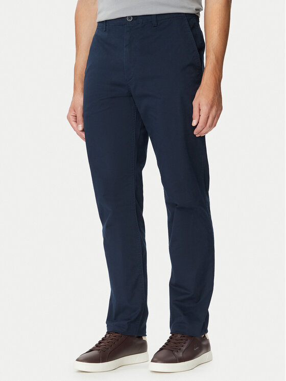 Calvin Klein Jeans Pantaloni din material LV04RF618G Bleumarin Slim Fit