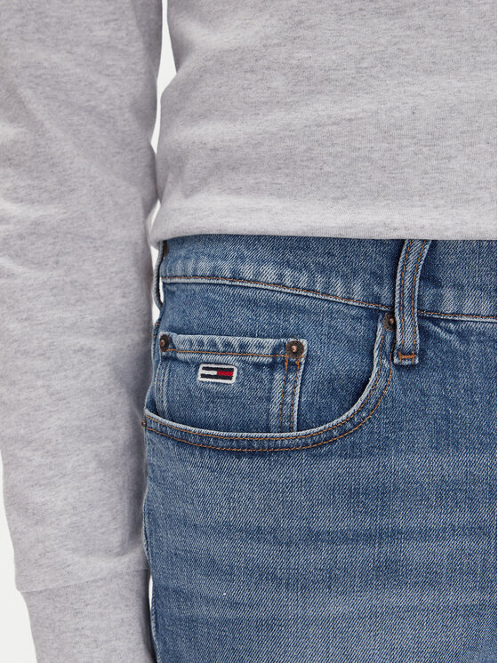 Tommy Jeans Tommy Jeans Дънкови шорти Isaac DM0DM20952 Син Relaxed Fit