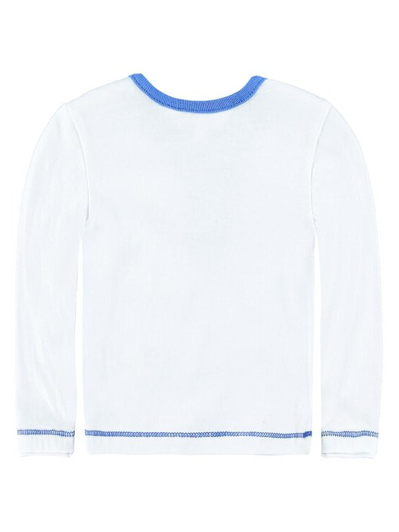 Kanz Kanz Bluzka 1632431-1000 Biały Basic Fit
