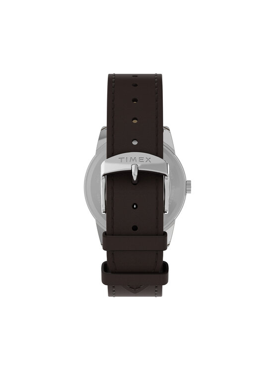 Timex Timex Ročna ura Easy Reader Classic TW2Y12600 Rjava