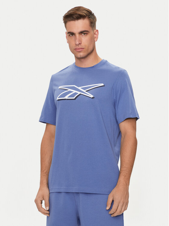Reebok Reebok Tričko Vector Pack Ri Logo Tee 100202408 Fialová Regular Fit