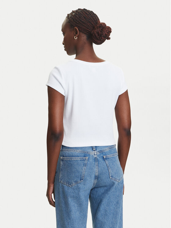 Calvin Klein Jeans Calvin Klein Jeans T-krekls LV047C200G Balts Slim Fit