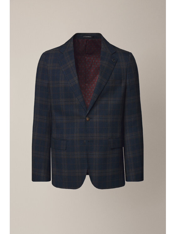 Lancerto Lancerto Marynarka Greccio MA131225000020 Granatowy Slim Fit