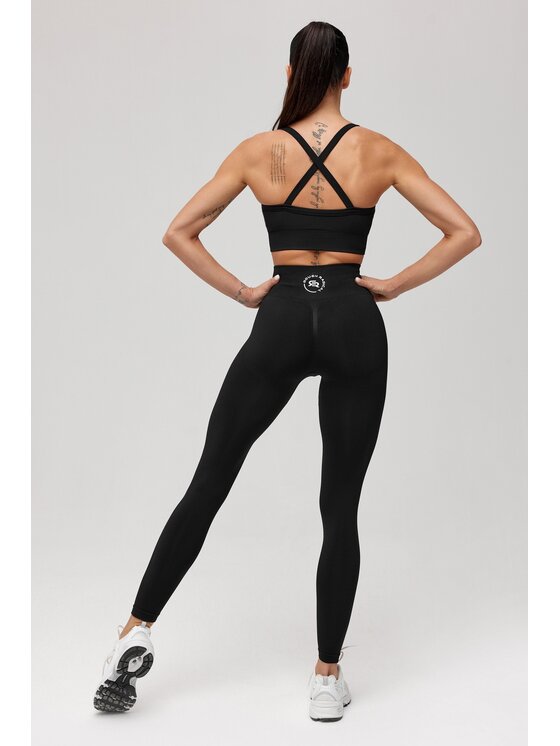 ROUGH RADICAL ROUGH RADICAL Biustonosz sportowy SEAMLESS CLASSIC SPORTS BRA Czarny