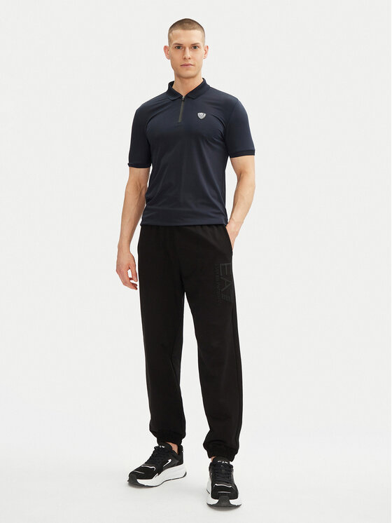 EA7 Emporio Armani EA7 Emporio Armani Pólóing 8NPF13 PJRGZ 1562 Sötétkék Regular Fit