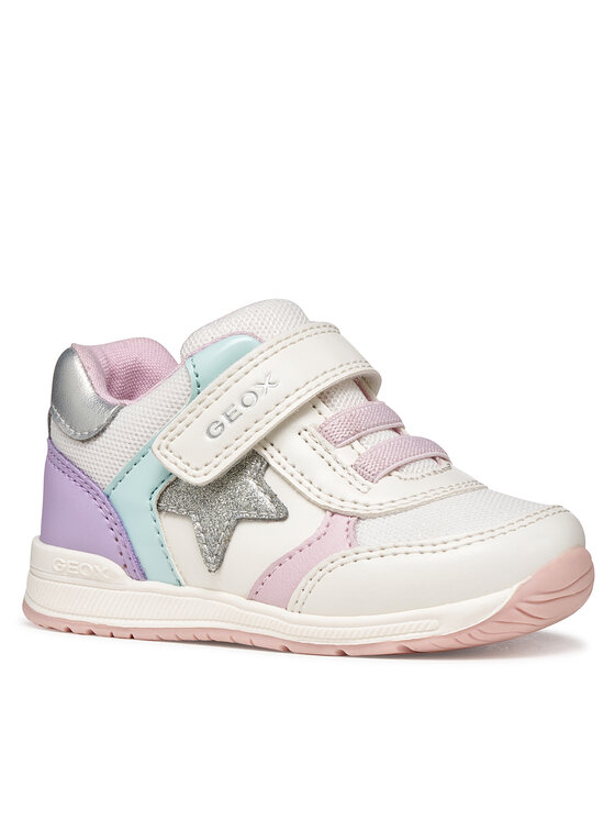 Geox Geox Snīkeri B Rishon Girl B560LA 0BCEW C1022 Balts