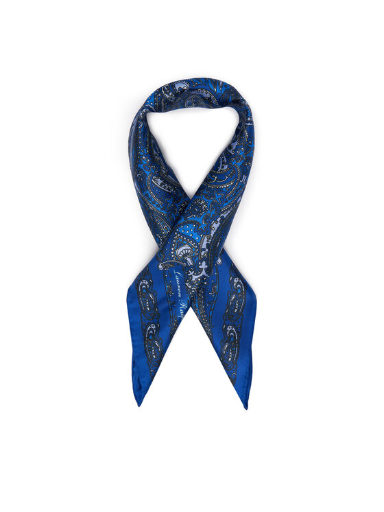 LAUREN RALPH LAUREN LAUREN RALPH LAUREN Hedvábný šátek Paisley Sandwashed 454P09786001 Modrá