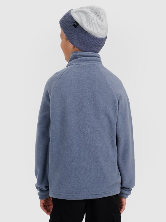 4F 4F Felpa di pile 4FJRAW25TFLEM490-32S Blu scuro Regular Fit