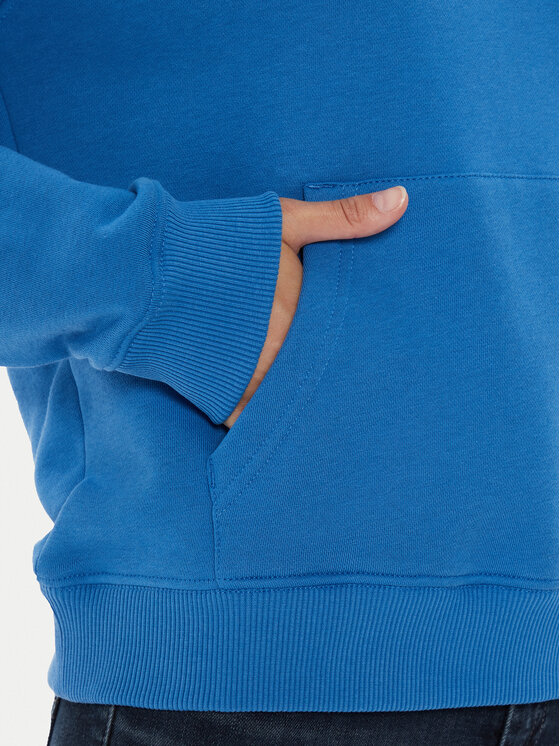 Tommy Jeans Tommy Jeans Mikina Logo Drawcord DW0DW17794 Modrá Boxy Fit