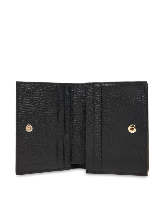 Coccinelle Coccinelle Малък дамски портфейл TBN Coccinelle C-Me Lizard E2 TQK 17 21 01 Черен