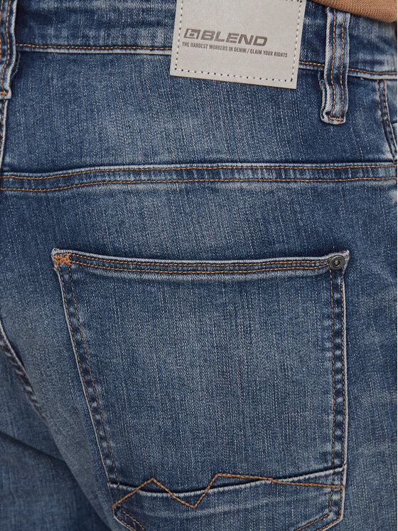 Blend Blend Jeansy 20715093 Modrá Regular Fit