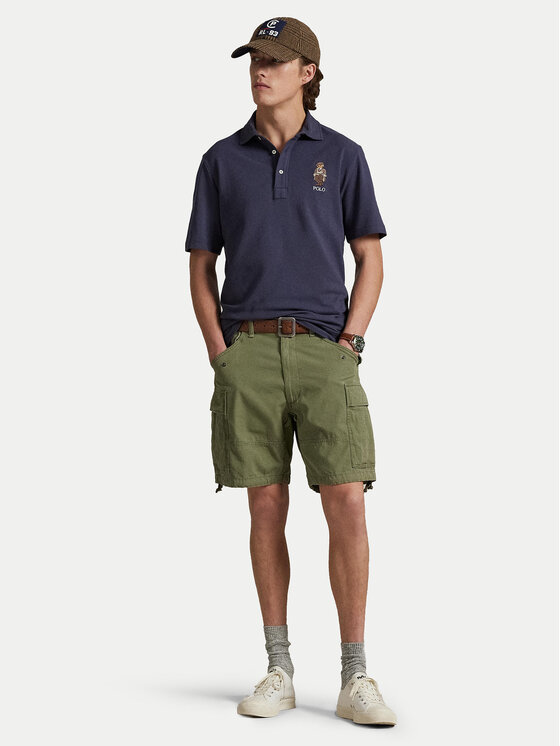 Polo Ralph Lauren Polo Ralph Lauren Polo 710P00083001 Granatowy Custom Slim Fit